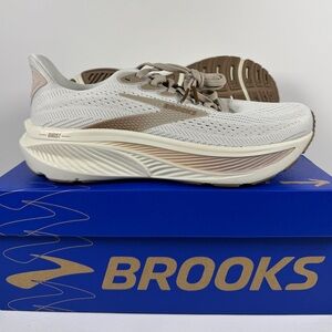 Size 8 - Brooks Ghost 17 - Grey / Chateau Grey / Portabella - Womens